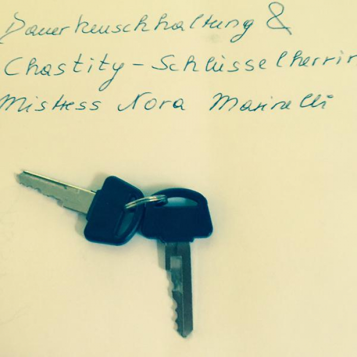 Keuschheitsgürtel-Schlüsselverwahrung 12 Monat