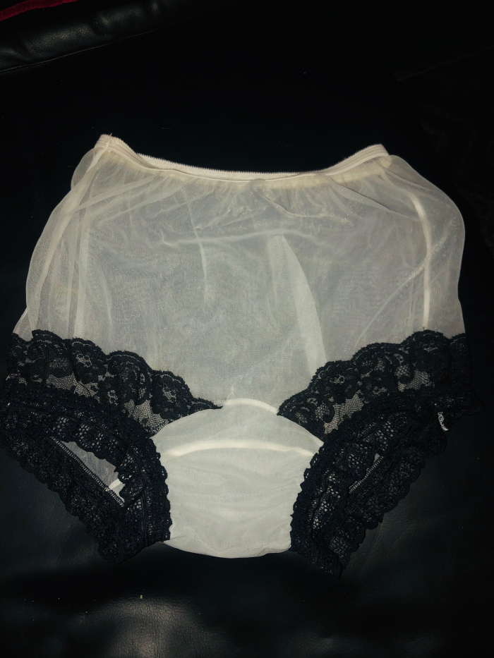 Vintage Nylon Slip, getragen