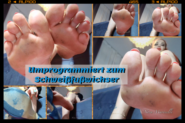 Umprogrammiert zum Schweißfußwichser