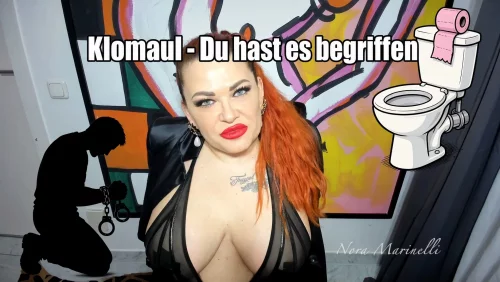 Klomaul-Du hast es begriffen