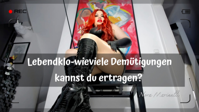 Toilettensklave-die höchste Auszeichnung