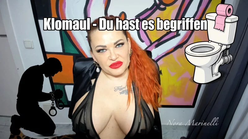 Klomaul-Du hast es begriffen